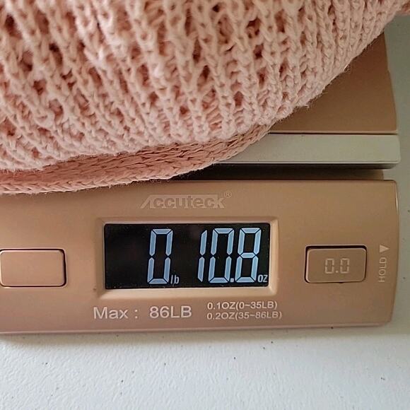 Billabong Sunset Bliss Surplice Loose Knit Pullover Sweater Pink Beachy Feminine - Picture 13 of 13